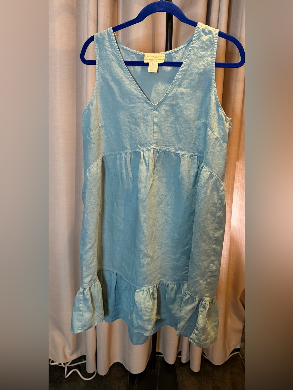 Cynthia Rowley Light Blue Linen Dress